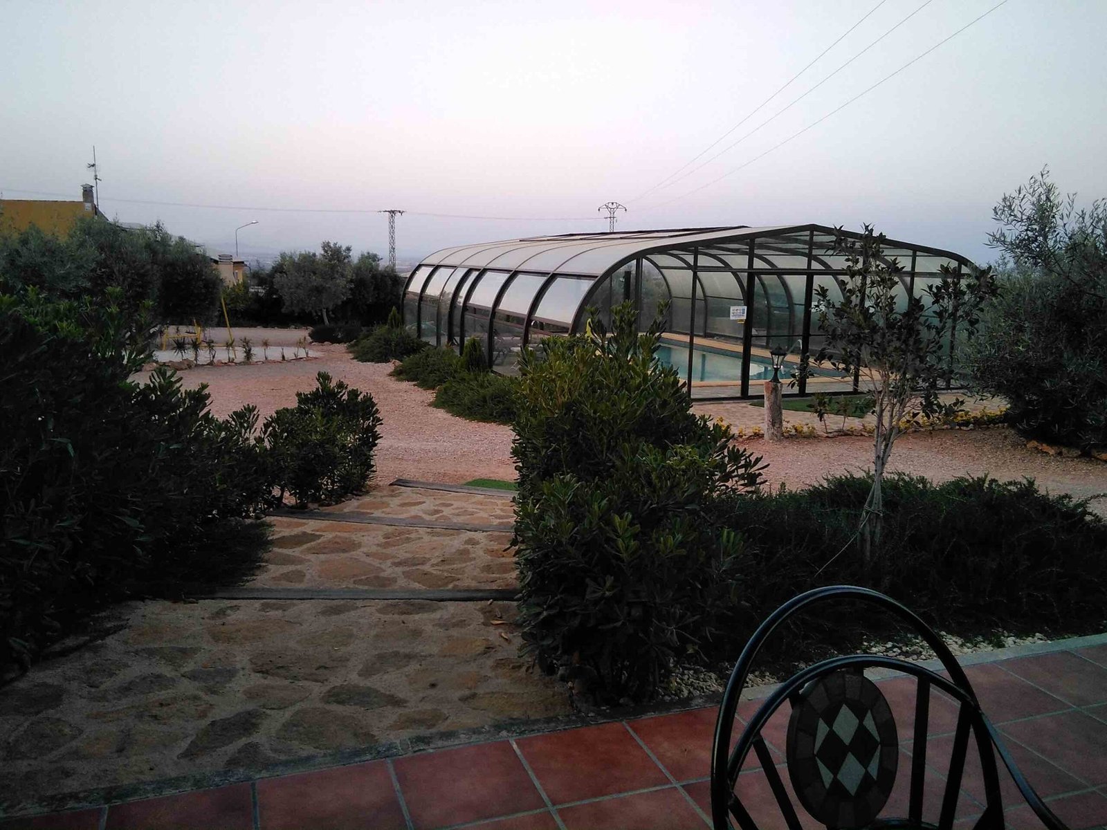 Jardin de casa rural alberquina